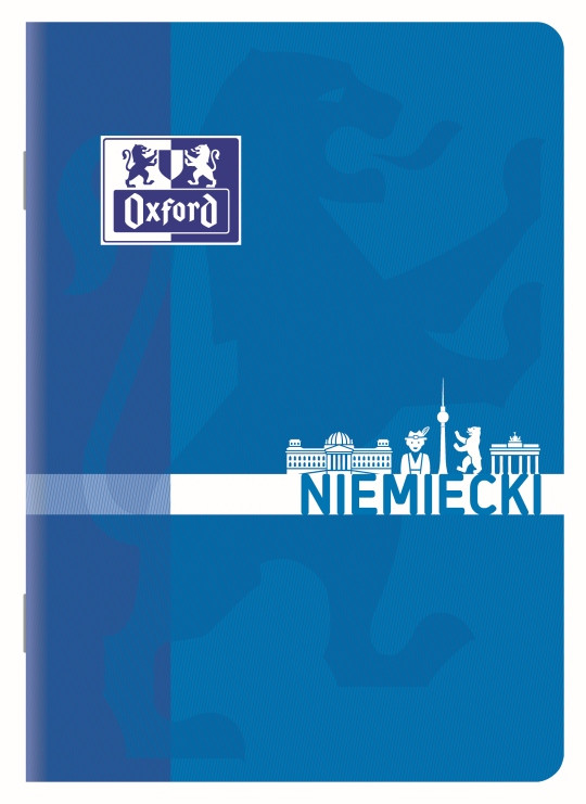 Zeszyt przedmiotowy do Języka Niemieckiego A5/60 kratka Oxford 90g